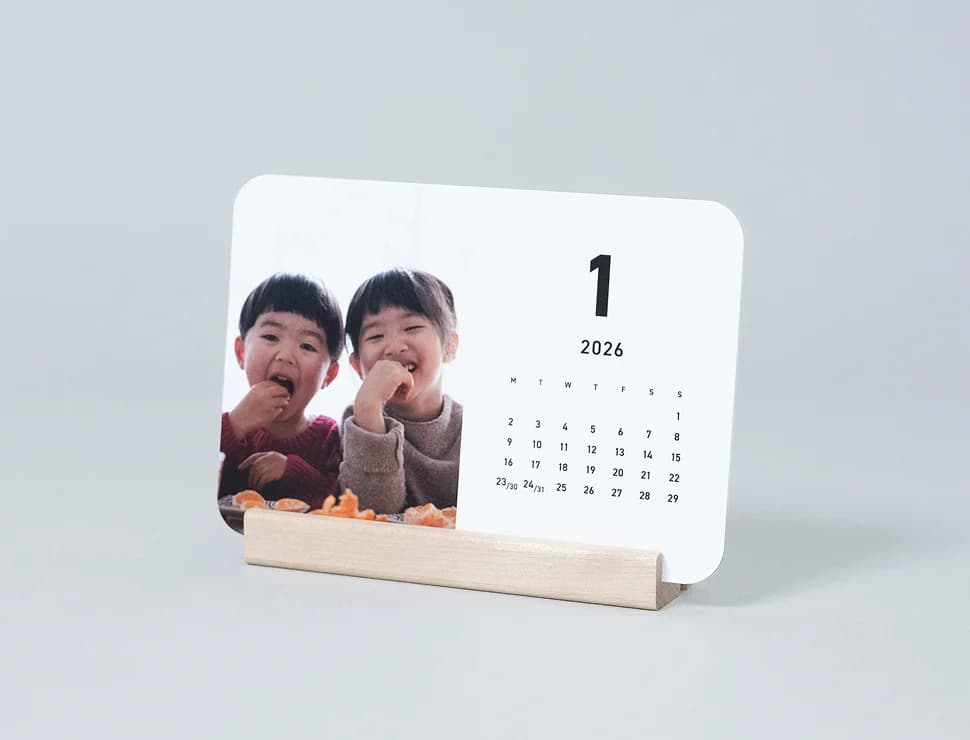 しまうまカレンダー はがきサイズ